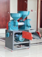 Moulin à riz et broyeur de céréales multifonctionnel 2-en-1 à prix d'usine – Décortiqueuse de paddy et machine à moudre les grains pour usage domestique