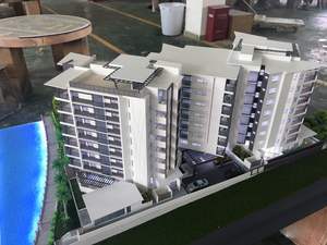 モデルツリー付きミニチュアモデルハウス、3Dモデルハウスキット - Product Image 3