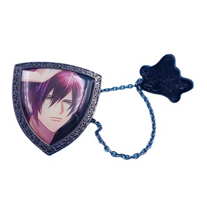 Broche Winnie l'ourson en alliage de zinc émaillé, figurine d'animal de dessin animé avec chaîne, cadeau unisexe - Product Image 5