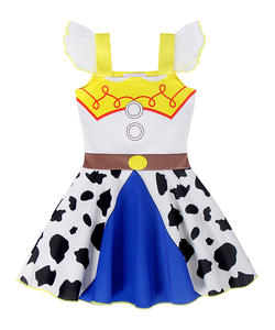 Venta al por mayor manga con volantes Toy Story Halloween carnaval Cosplay Buzz Light Year princesa vestido niña TV y película disfraces de princesa - Product Image 4