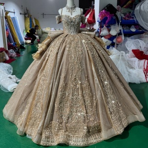 Vestido de Quinceañera Jxs15 Brillante, Vestido de Gala con Apliques de Encaje, Corsé Mexicano, Vestido de 16 Años con Lentejuelas, Vestido de 15 Años Jancember - Product Image 2