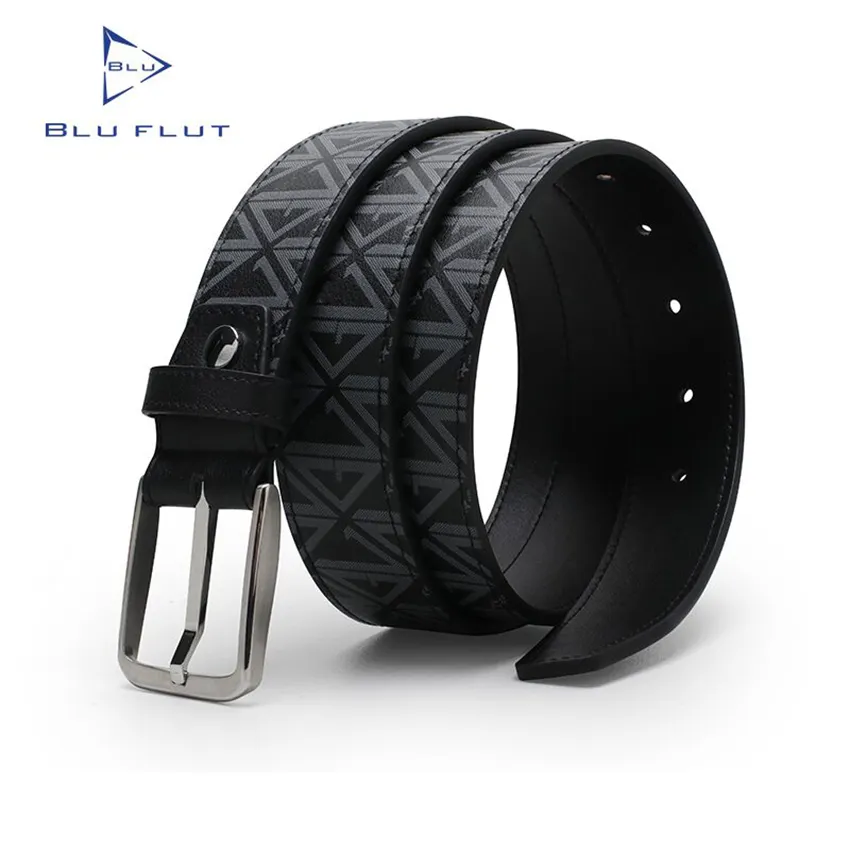 New Fashion Custom Mens Genuine Leather Belt Luxury Pin Stainless Steel Belt Buckle Belt For Men