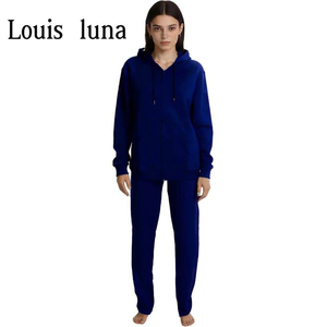 Ensemble de survêtement 2 pièces Louis Luna : Hoodie oversize et pantalon de jogging M/L/XL/2XL Blanc pur – Tenue décontractée et sportive - Product Image 1