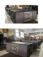 Système de sonorisation Line Array double 8 pouces + Caisson de basses actif 18 pouces