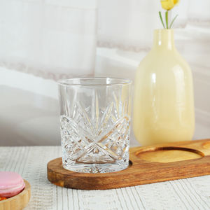 Vasos de Whisky de Cristal Más Vendidos, Cristalería Transparente Texturizada y Relieve para una <span class=keywords><strong>Mejor</strong></span> Degustación de Licores - Product Image 3