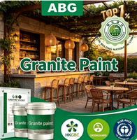 Revêtement en pierre véritable, texture simulant le granit, peinture extérieure haute résistance aux intempéries pour la rénovation d'appartements et de complexes hôteliers