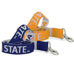 Wholesale of New Products Custom Personalised Two Tone Color Polyester Twill Woven Lanyard With Metal Hook