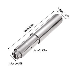 Boîte à mouchoirs en plastique électroplaqué avec tige télescopique et ressort pour rouleau de papier toilette, transfrontalier - Product Image 3