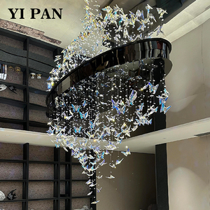 <span class=keywords><strong>Lampadario</strong></span> Moderno in Cristallo K9 Personalizzato, Design a Farfalla per Villa, <span class=keywords><strong>Lampadario</strong></span> Sospeso per Soggiorno, Camera da Letto, Casa - Product Image 2