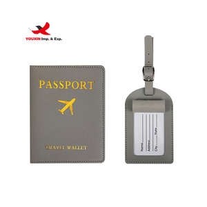 Nuevo Estilo, Porta Pasaportes Multifuncional, Etiqueta de Equipaje, Funda de Pasaporte de Cuero PU Duradera, Juego de Etiquetas para Equipaje - Product Image 3