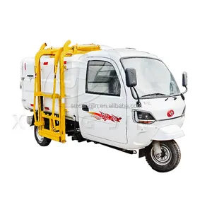 3 Cbm Side Loading Quality Small Electrical Baterry Tricycle Garbage Truck Vehicles For Sale