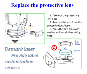 Đầu Cắt Laser Demark Hợp Nhất, Ống Kính Bảo Vệ Quang Học Thạch Anh, Bằng Sợi Quang Cho Cửa Sổ - Product Image 3
