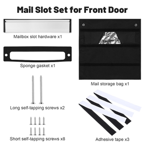 Buzón de Correo Autoadhesivo de Aluminio sin Perforación y Buzón de Cartas de Acero Inoxidable para Edificios, Buzones de Correo de Primera Calidad - Product Image 4