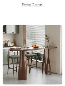 Gran oferta, silla de Bar, diseño de lujo, taburete de Bar de madera maciza, muebles, sillas, taburetes de Bar modernos, silla alta, café - Product Image 5