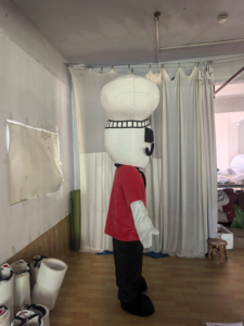 Costume da Mascotte Personalizzato per Pizzaiolo, Cameriere, Personaggio dei Cartoni Animati, in Peluche, per Carnevale, Halloween, Natale, per Adulti - Product Image 2