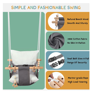 Columpio Plegable para Niños Pequeños y Jumper para Bebés, Uso Interior y Exterior, Jumper Seguro y Duradero para Patio Trasero - Product Image 3