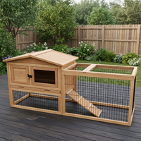 Meilleure Vente : Poulailler Moderne Imperméable en Bois, Grande Cage de Luxe pour Volailles d'Hiver, Motif Imprimé, Écologique pour Jardin