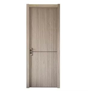 Portes en bois massif pour maisons, portes intérieures de chambre à coucher, portes d'entrée, design moderne, usine chinoise - Product Image 2