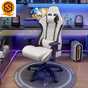 <span class=keywords><strong>Chaise</strong></span> de gaming abordable et très vendue pour les grands, idéale pour les cybercafés, ou comme cadeau pour petit ami ou mari - Product Image 1