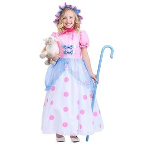 Disfraz de Halloween para Niñas, Lindo Traje de Pastora para Cosplay, Vestido de Fiesta, Ropa para Actuaciones Infantiles - Product Image 1