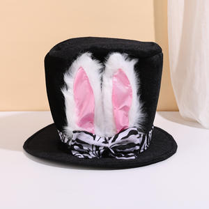 Accesorios para la Fiesta de Pascua, Disfraz de Fiesta de Pascua, Sombrero de Sombrerero Loco, Lindo Sombrero de Orejas de Conejo para Pascua - Product Image 3