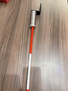 Ensemble d'antennes de volley-ball d'intérieur en fibre de verre solide, légères, durables, résistantes aux chocs, à fort rebond, à fixation par pince, 71 pouces de long, rouge/blanc - Product Image 4