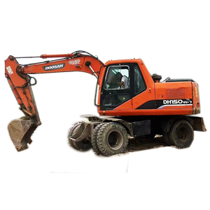 รถขุดตีนตะขาบมือสองจากเกาหลี รุ่น Doosan DH150 ขนาด 14 ตัน พร้อมเครื่องยนต์ Doosan ระบบไฮดรอลิกเต็มรูปแบบ มอเตอร์ ปั๊ม เกียร์ รับประกัน 2 ปี - Product Image 1