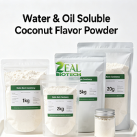 Poudre aromatisante à la noix de coco, soluble dans l'eau et l'huile, résistante à la chaleur, pour aliments grillés, pâtisseries, boissons, bonbons et glaces