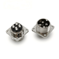 Connecteur circulaire automobile étanche IP67 en alliage de zinc avec contacts en laiton GX12 GX16 GX20, fiche aviation femelle/mâle ZLconnector