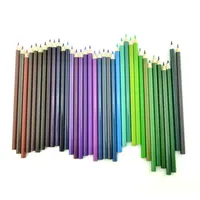 2022 핫 세일 7 인치 표준 아트 색칠 연필 세트 컬러 연필 72 색 자연 나무 멀티 컬러 연필 대량 상자
