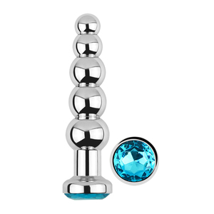 Consolador Anal de acero inoxidable pesado, tapón Anal para masaje de próstata con 4 bolas, Juguetes sexuales para hombres, mujeres, tapones anales de Metal Gay - Product Image 1