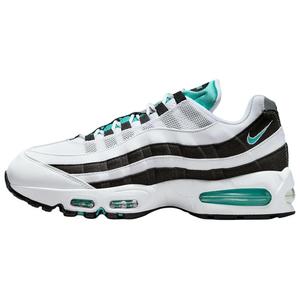 Zapatillas <span class=keywords><strong>Nike</strong></span> Air Max 95 para <span class=keywords><strong>Hombre</strong></span>, <span class=keywords><strong>Blancas</strong></span> y Negras, de Caña Baja, con Parte Superior de Malla Resistente a la Abrasión y Suela de Goma - Product Image 1