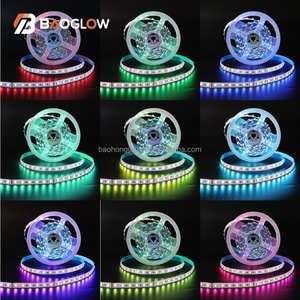 RGB 12V 24V 5050 60D 10MM Colorful <b>LED</b> Strip Smart Strip Tape <b>Sensor</b> Rgb Smd5050 Lamp LCD Christmas <b>Lights</b> for Home - Product Image 2