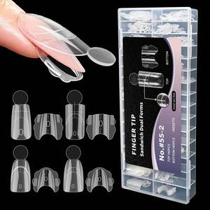 Formas para Extensión de Uñas Postizas, <span class=keywords><strong>Diseño</strong></span> Innovador en Forma de Escalera, Forma Ovalada de Plástico, <span class=keywords><strong>Diseño</strong></span> de Punta de Dedo, Extensiones de Uñas en Capas, <span class=keywords><strong>Manicura</strong></span> - Product Image 1