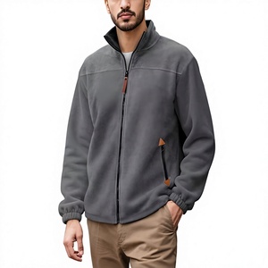 Sweat-shirts pour hommes de qualité supérieure, personnalisables avec logo OEM, fermeture éclair intégrale, 280 GSM, 100% coton, molleton brossé à l'intérieur, pour l'hiver - Product Image 5