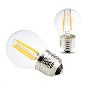 Edison Retro電球G45 LED 2W 4W 6W Filament Light Bulb E27 E14 220V GlassシェルVintage Style Led Lamp