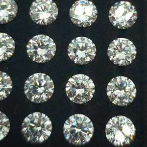 Round Brilliant Cut Cubic Zirconia Gemstone White 3A Lab Created For Jewelry Making - Product Image 2