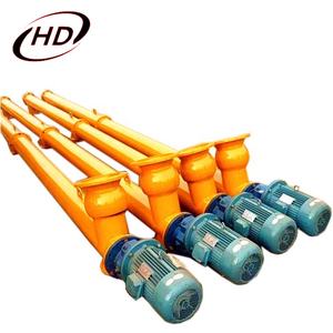 Su misura inclinato in acciaio al carbonio materiali alla rinfusa coclea trasportatore alimentatore per Silo di cemento - Product Image 6