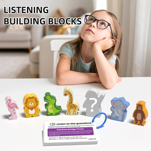Blocs interactifs d'animaux du père Noël blocs de classification jouets d'écoute jouets éducatifs pour enfants jouets de <span class=keywords><strong>jeu</strong></span> d'apprentissage - Product Image 2