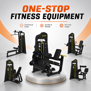 Équipement de musculation professionnel TOPTONS : Machine à double fonction pour curls et extensions de jambes, à charge sélectionnable par poulie, pour salle de sport - Product Image 1