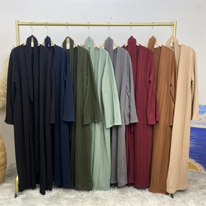 1955-1# New Winter Design Loose Sleeves Simple Classy Warm Sweater Women Winter Cardigan Fashion Popular <b>Abaya</b> - Product Image 6