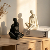 Ornements d'art modernes et minimalistes de style niche pour couples, pour la décoration intérieure du salon - Articles décoratifs abstraits créatifs
