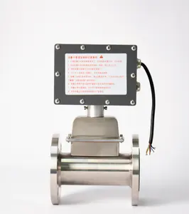 LCD Backlit Display Ch4 Flow Meter Hydrogen Air Oxygen Gas Lpg Turbine Flowmeters