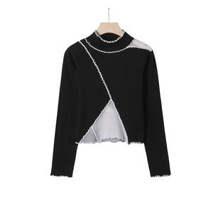 เสื้อสเวตเตอร์ถักแบบสวมหัวสำหรับผู้หญิงเสื้อถักแบบสวมหัวสำหรับฤดูใบไม้ร่วง - Product Image 1