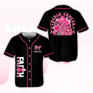 2025 עיצוב מותאם אישית סובלימציה צוות הדפסה שם ג 'רזי סרטן השד ולאונך את מספר הלבשת ספורט - Product Image 3