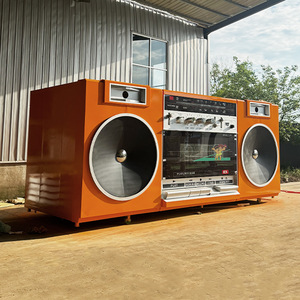 Internet Celebrity Radio Mobile Container Selling House Scenic Spot <b>Clock</b>-in Camping <b>Retro</b> B & B Module Assembly Booth - Product Image 4