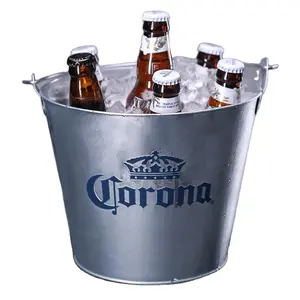 Corona Metal Ice Bucket Wine Metal Bucket Cooler