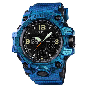 Nouvelle montre sport numérique <span class=keywords><strong>SKMEI</strong></span> <span class=keywords><strong>1155B</strong></span>, grande montre électronique étanche en plastique camouflage, Reloj <span class=keywords><strong>SKMEI</strong></span> - Product Image 2