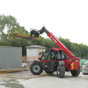 Multifunción 4 ruedas 7m Altura 3.5Ton H735 Pequeña carretilla elevadora telescópica - Product Image 3