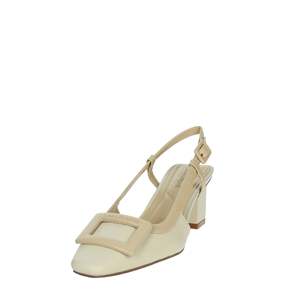 Sandali con Tacco Laura Biagiotti da Donna, Modello Slingback, Beige 8989, Punta Quadrata, Tacco Largo - Product Image 5